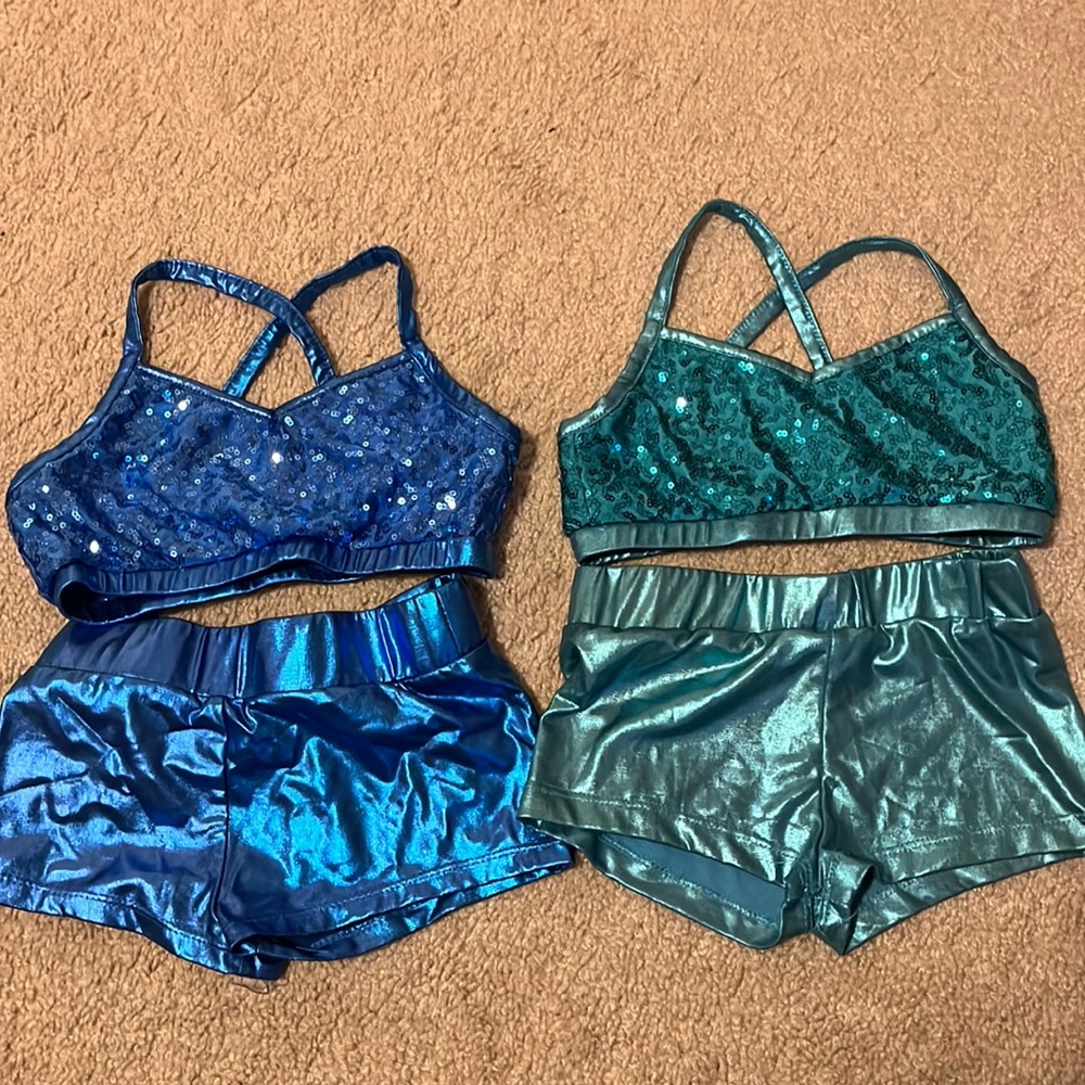 (2) Two Piece iEFiEL Dance Outfits-Excellent Condition